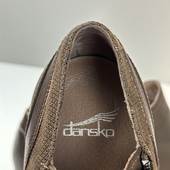 Dansko Marcia Brown Leather Ankle Booties Size 40(9.5-10) - Picture 10 of 15